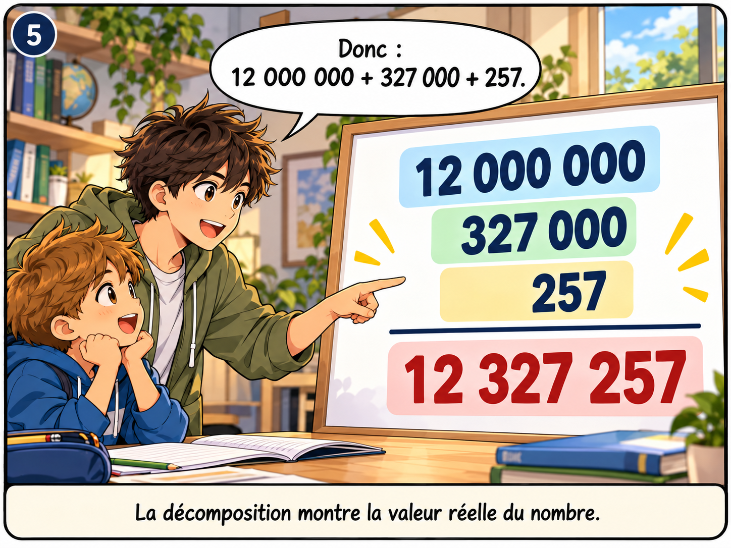 Décomposition du nombre